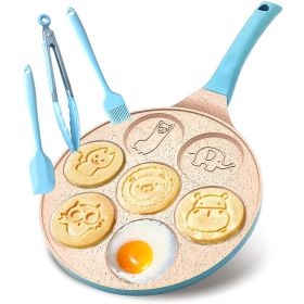 Egg Pan Omelette Pan Pancake Pan Maker Nonstick Egg Cooker Skillet for Pancakes Cookies Burgers Breakfast Pan